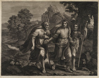 KG 15896
<br/>
Christus en de Emmaüsgangers
<br/>
<em>Anoniem (17de eeuw)</em>